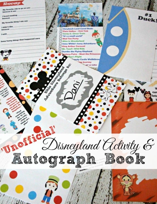 2016 Unofficial Disneyland Activity & Autograph book by BusyMomsHelper 30 Text