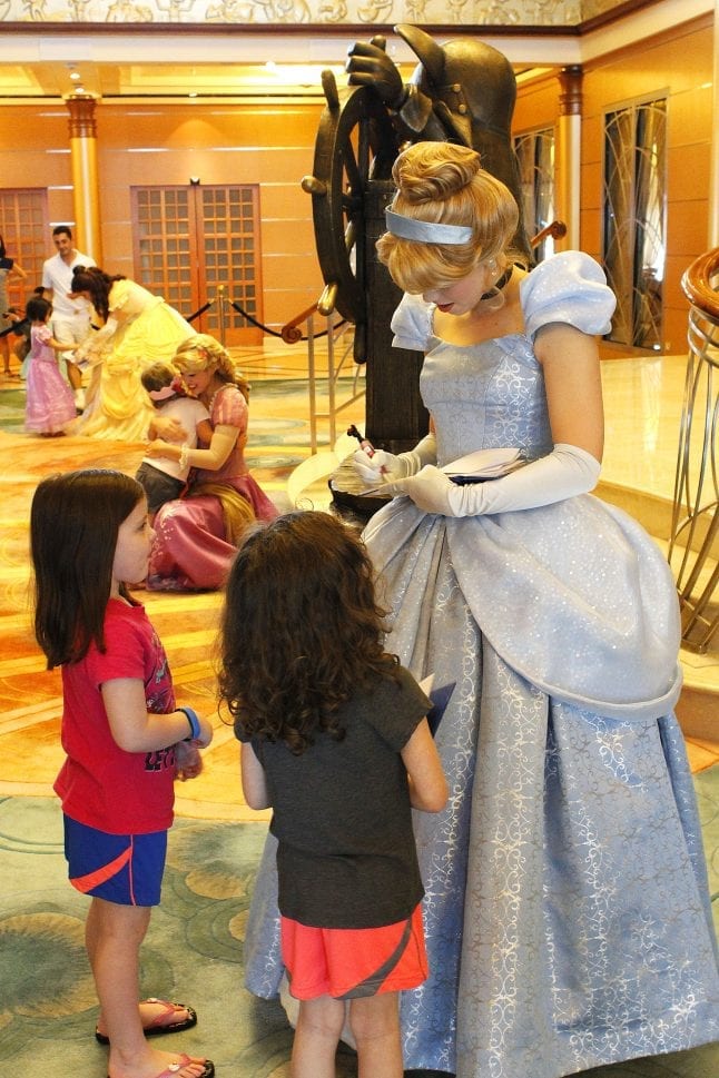Meeting Cinderella Onboard the Magic