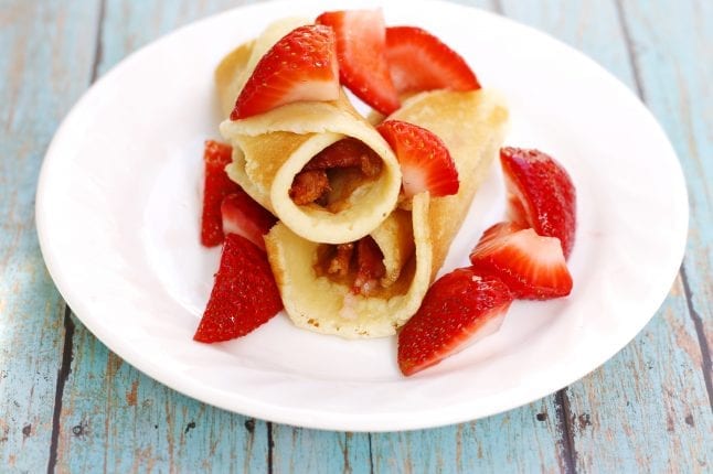 Bacon Pancake Roll Ups Quick Breakfast Solution
