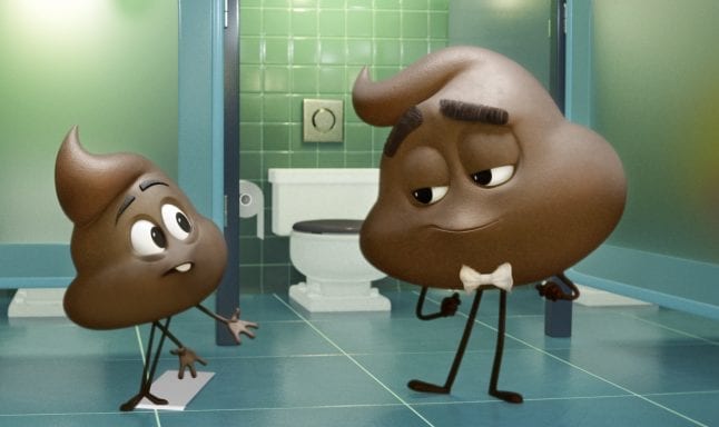 The Emoji Movie is full of laughs, like this scene.