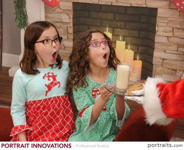 Family Christmas photo ideas include this fun shot at Portrait Innovations.