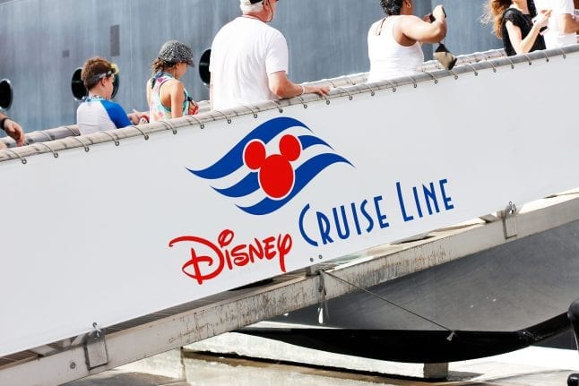 DIsney Cruise Line gangway