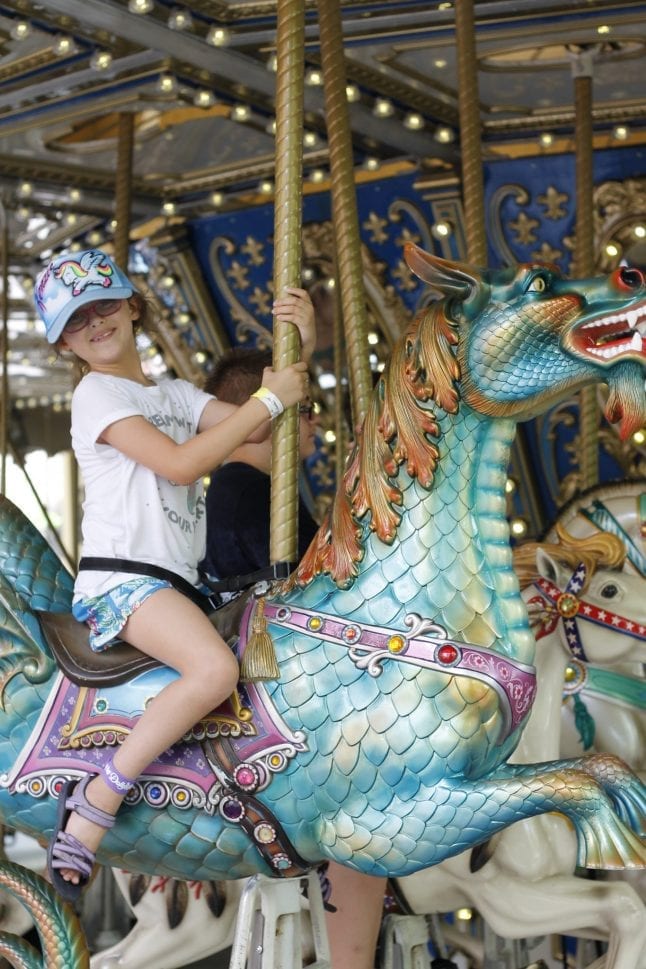 Village Carousel is one of the best Dollywood rides for kids of all ages.