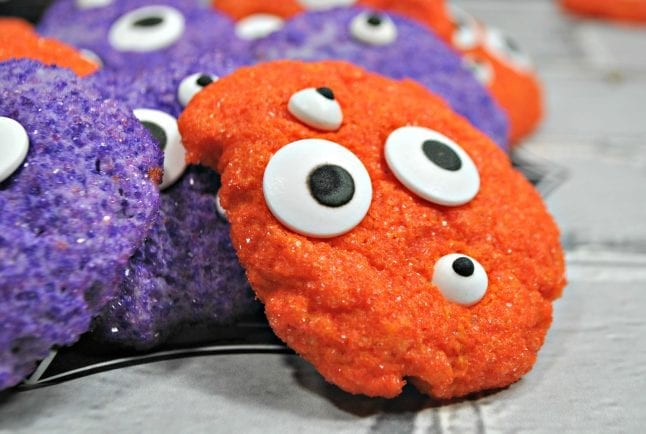 Monster eye cookies recipe