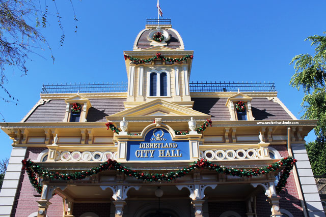 City Hall building in Disneyland Park.