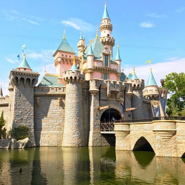 Sleeping Beauty Castle in Disneyland is a beautiful sight to behold!
