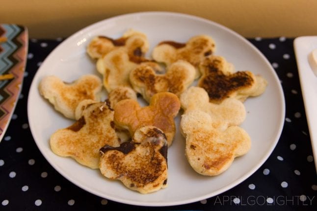 Mickey Mouse grilled cheese from April Golightly