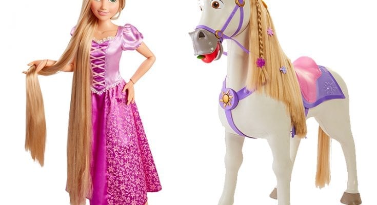 Large size Rapunzel and Maximus are perfect Disney toys for Christmas.