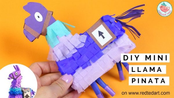 Fortnite party ideas include making your own mini Loot Llama.