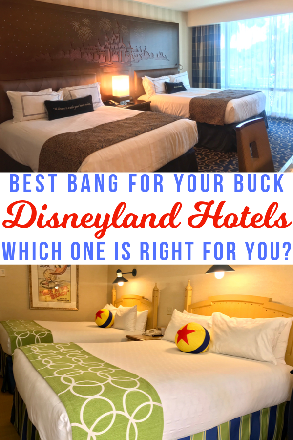Which Disneyland Hotel is right for you? We rank the on property hotels based on the best bang for your buck! #disneyland #disneylandhotels #disneytravel #hotelreview