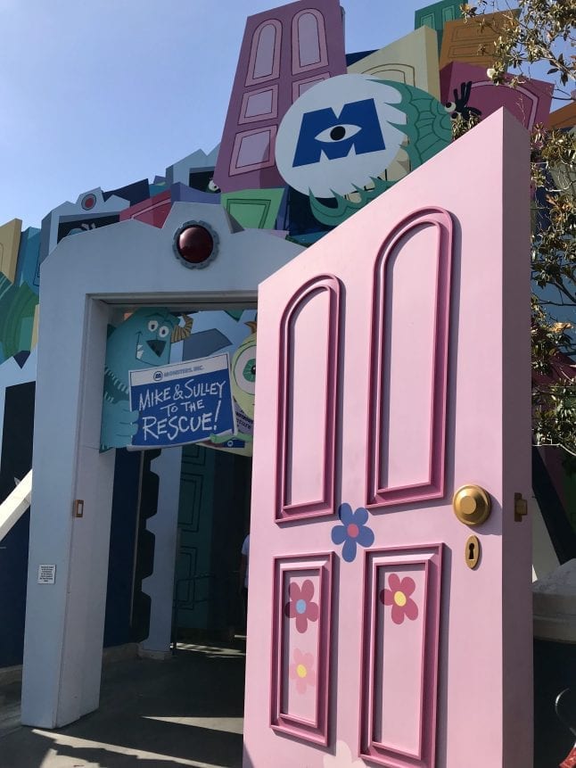 Monster's Inc. Wall at Disneyland