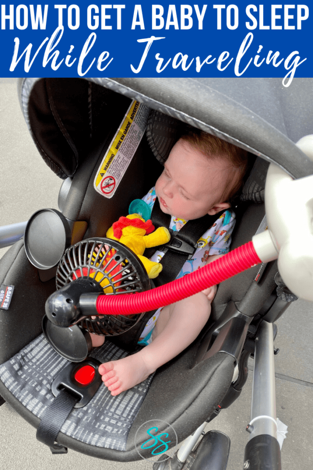Need help with baby sleep tips while traveling? Check out this article for the best tips for baby sleep! AD #littleones #littleoneslseep #littleonesbabysleep